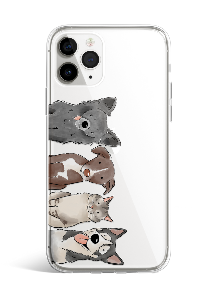 Watercolour Four Pet phone case