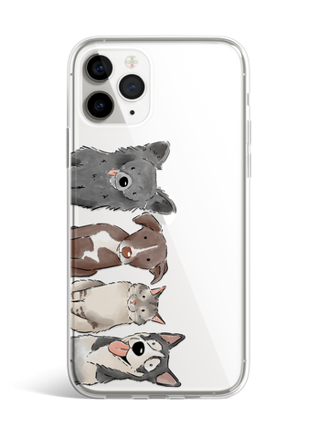 Watercolour Four Pet phone case