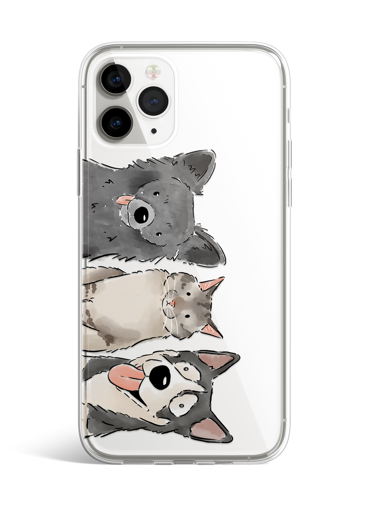 Watercolour Three Pet phone case