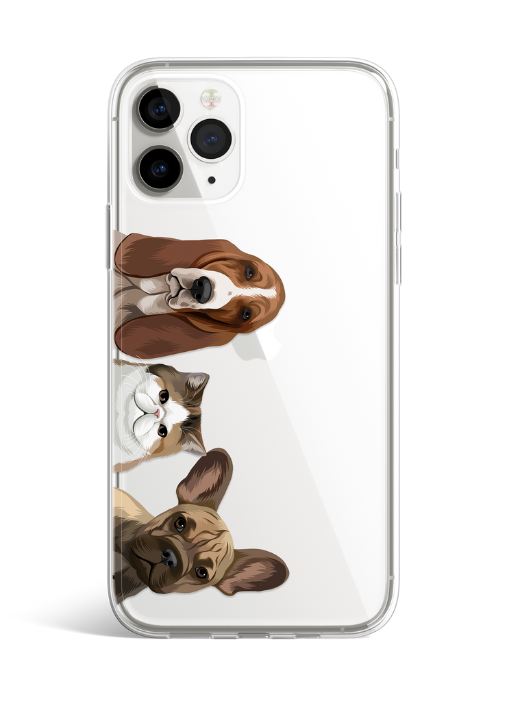 Three Pet Phone Case