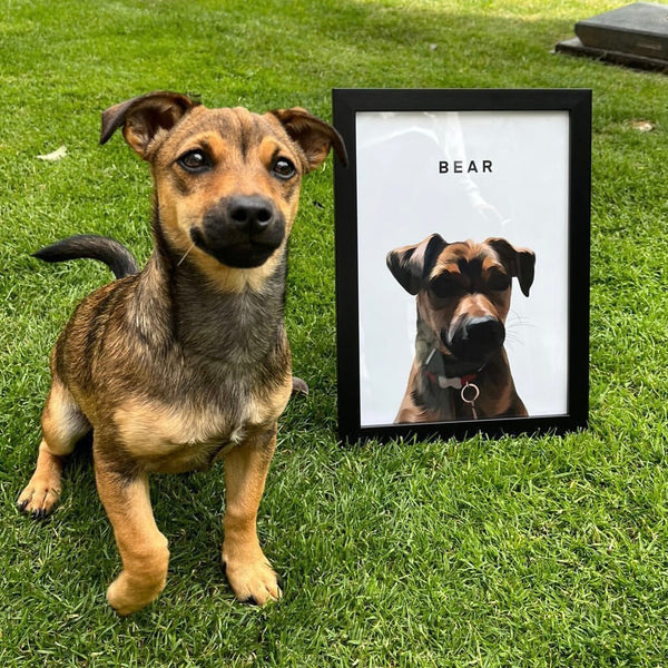 Two Pet Custom Pawtrait